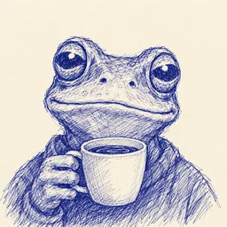 sketch-frog